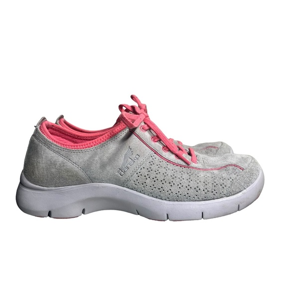 Dansko Elise Leather Slip Resistant Sneakers - Picture 1 of 7